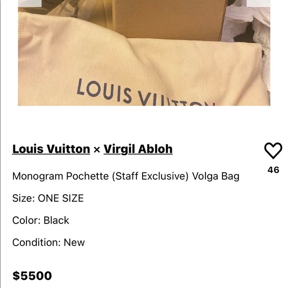 SOLD Louis Vuitton Pochette Volga Virgil Abloh - Picture 16 of 16